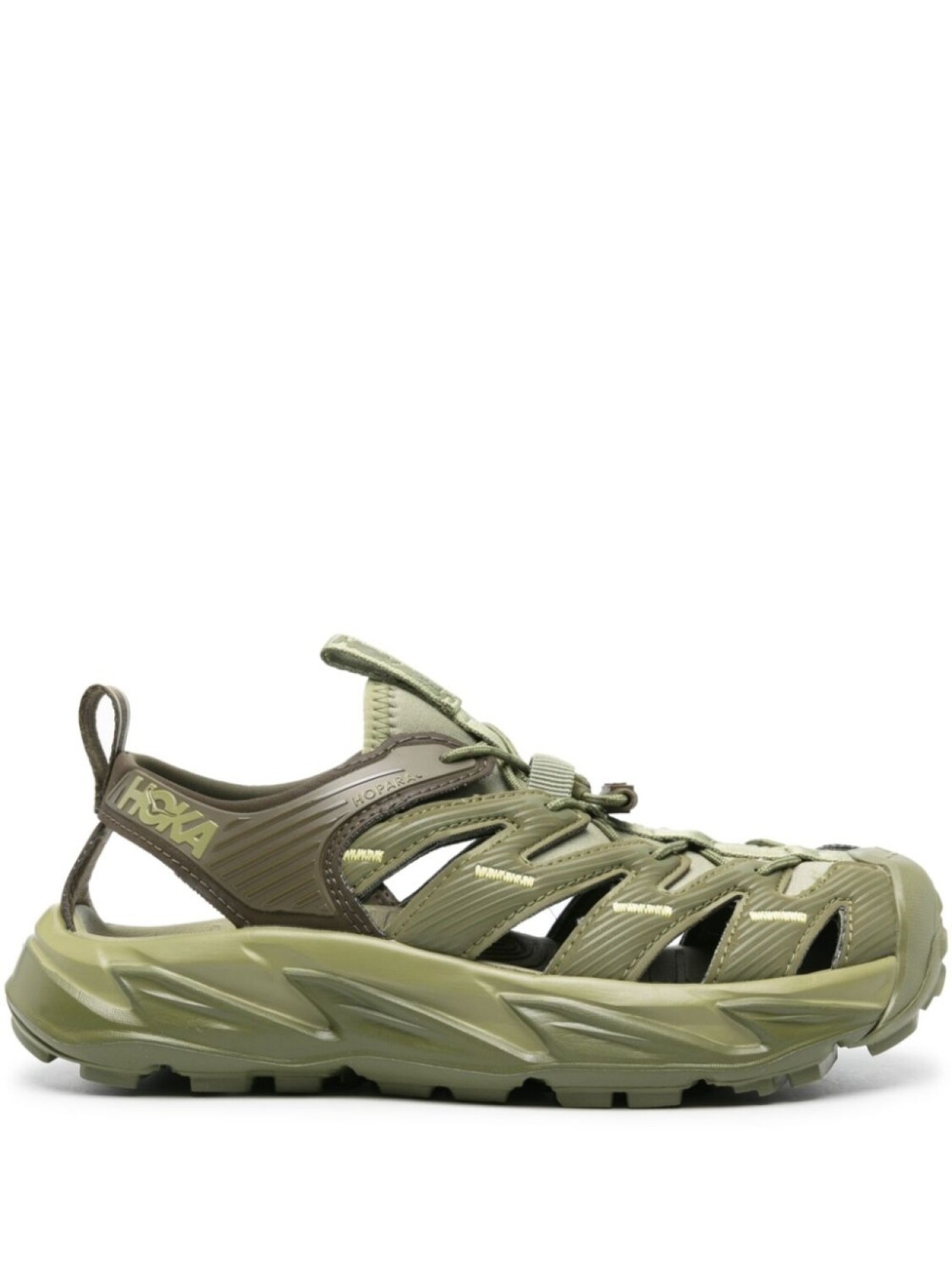 

HOKA босоножки Hopara со шнуровкой, зеленый