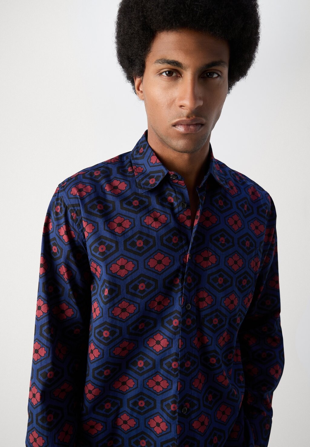 

Рубашка PRINTED SHIRT Scotch & Soda, темно-синий