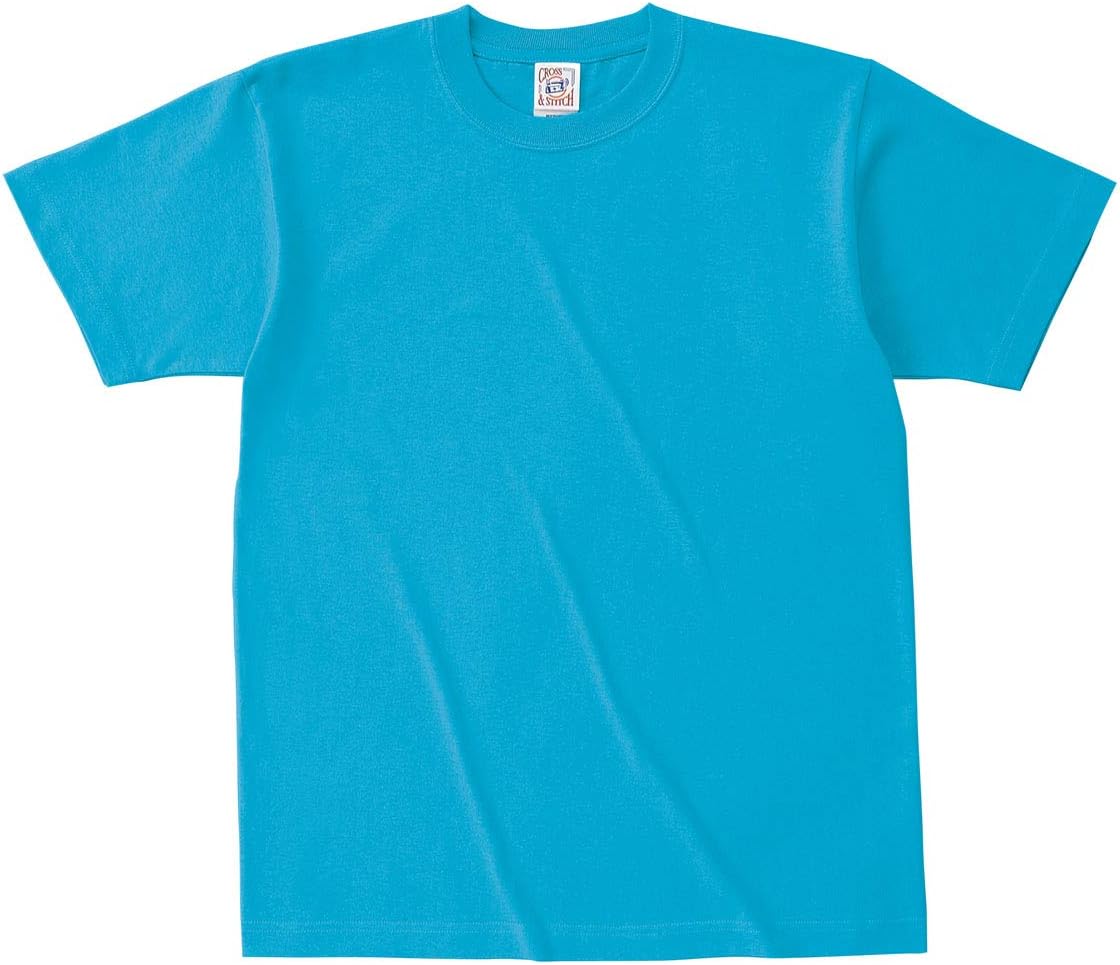 

Футболка с коротким рукавом Cross and Stitch OE1116 Open End Maxweight, мужская и женская Cross Stitch, синий