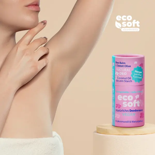 Натуральный дезодорант без алюминия для женщин, 50 г Eco Soft Flower bloom — фото 2