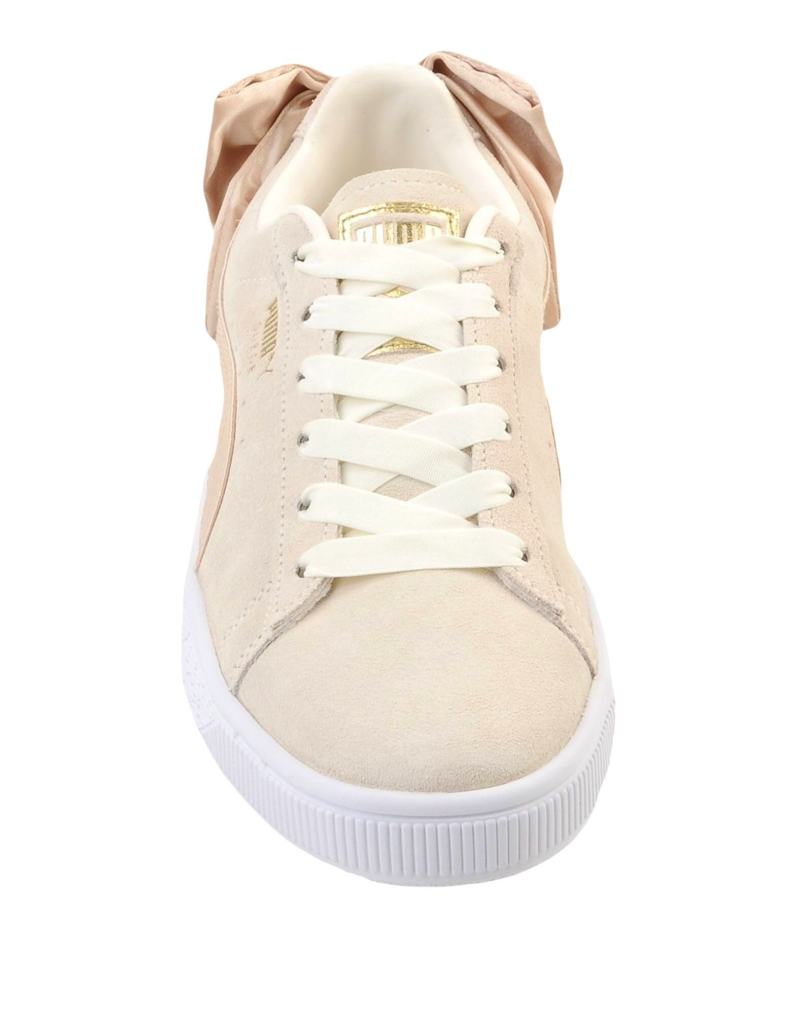 Кроссовки Suede Bow Varsity Wn'S Puma, бежевый — фото 4