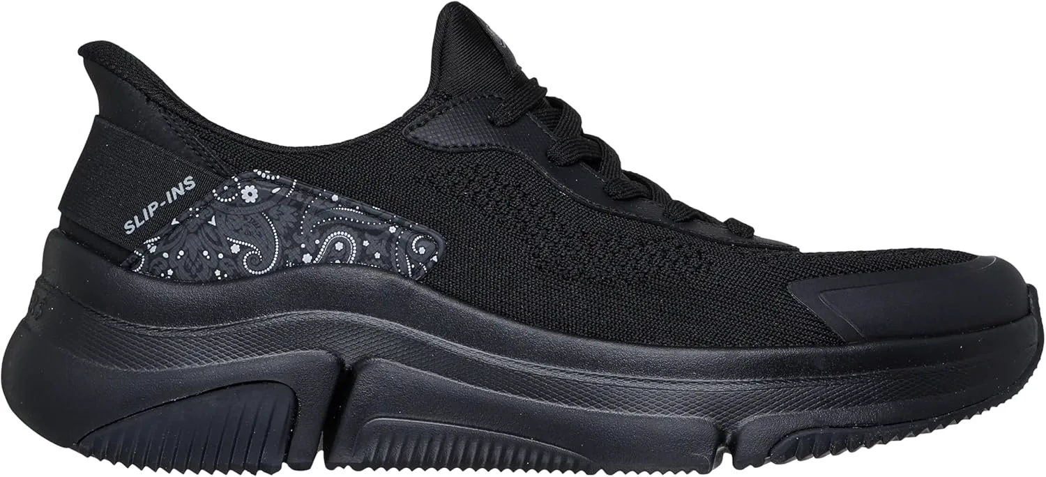 Мужские слипоны Skechers Snoop Sparrow Flex - Soarin' Hands Free, черный — фото 4