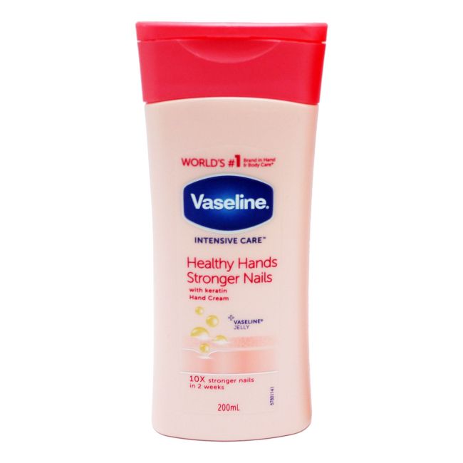 

Здоровые руки, крепкие ногти, крем для рук и ногтей Vaseline, 200 мл
