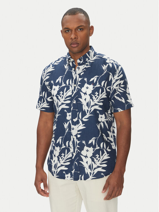 

Рубашка обычного кроя Tropical MW0MW38586 Tommy Hilfiger, синий