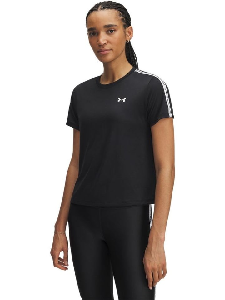 

Футболка спортивная Tape T-Shirt черного цвета Under Armour, Черный, Футболка спортивная Tape T-Shirt черного цвета Under Armour