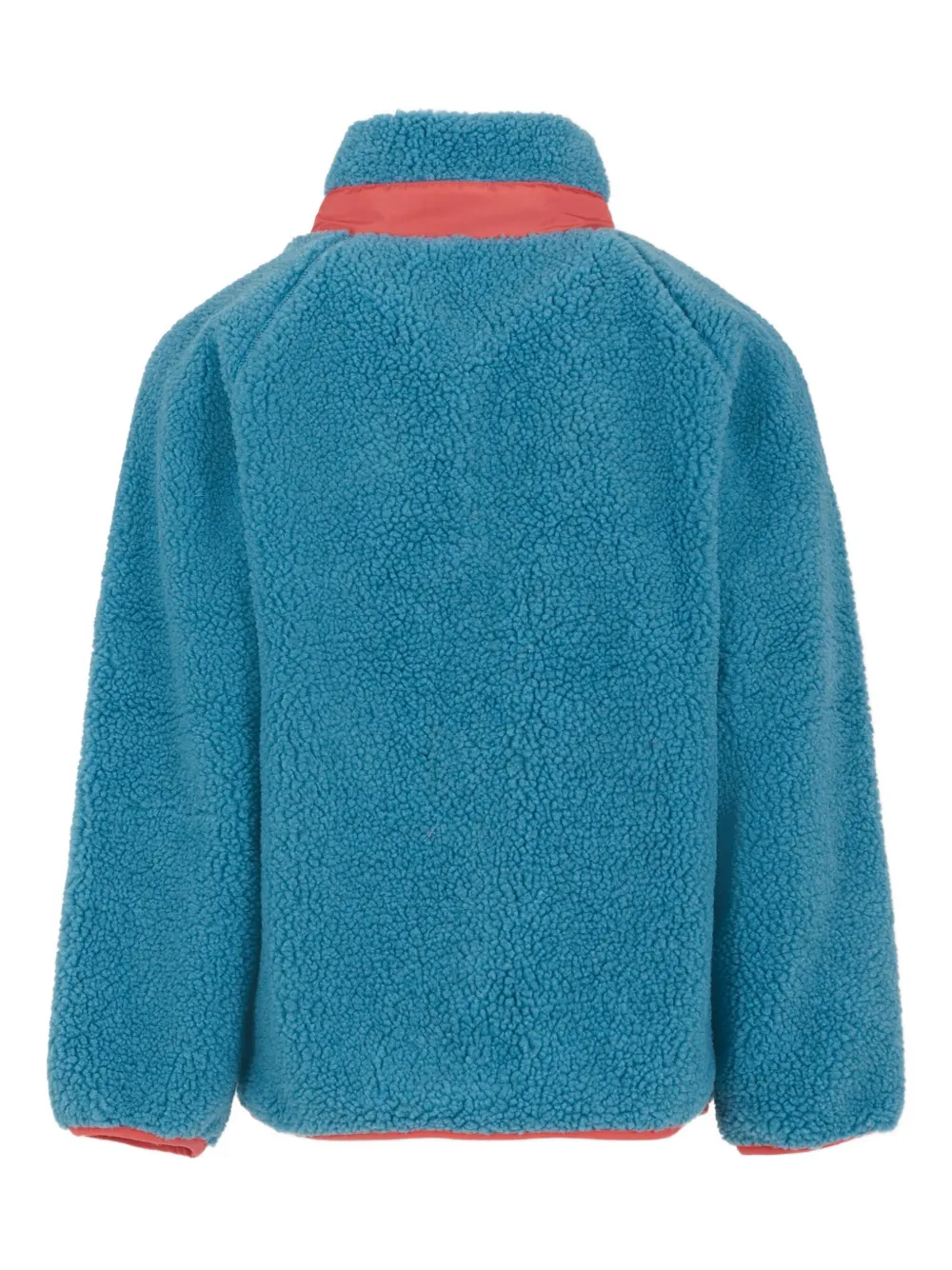 Флисовая куртка с накладными карманами Stella McCartney Kids, синий — фото 2