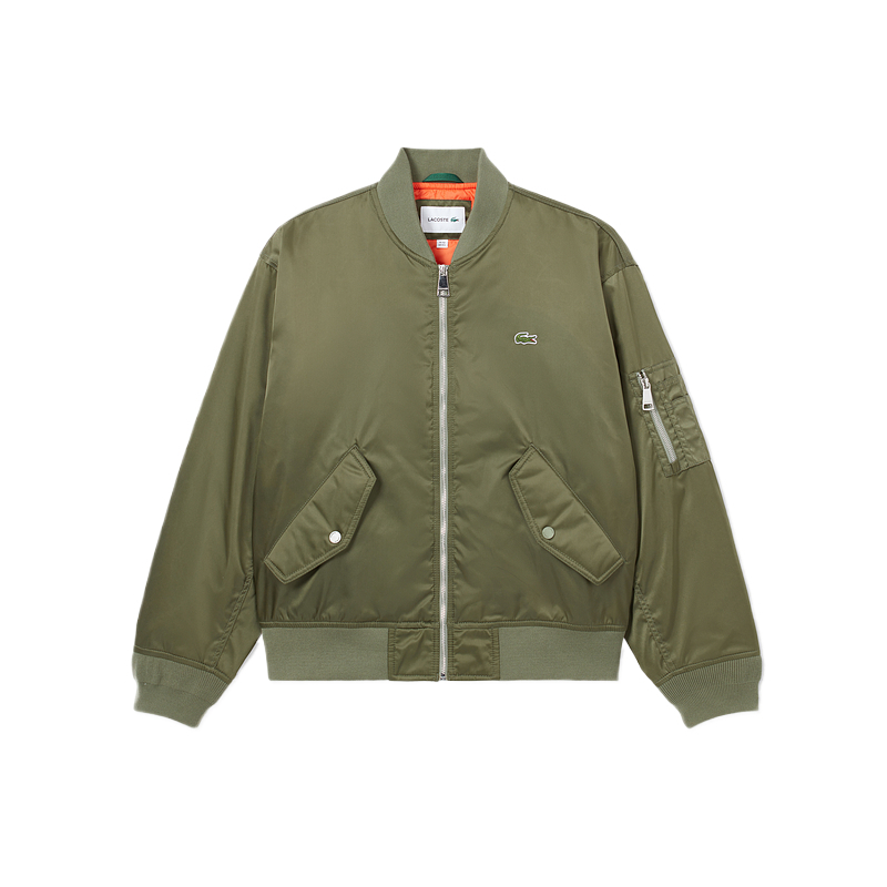 

LACOSTE Утепленная куртка-бомбер, Army Green