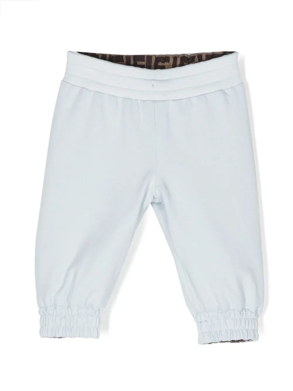 

Спортивные брюки с логотипом FF FENDI KIDS, синий
