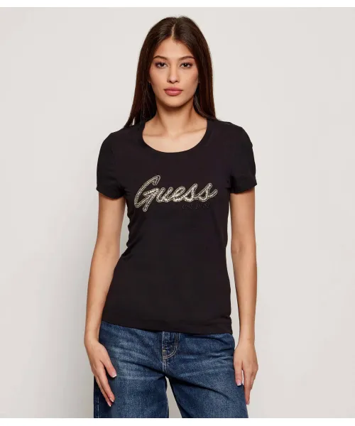 

Футболка Slim fit Guess Jeans, черный