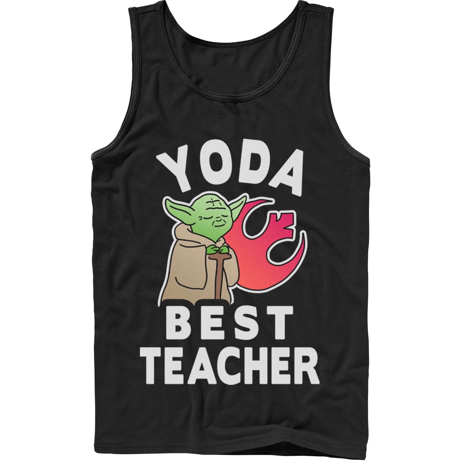 

Мужская майка с логотипом Star Wars Yoda Best Teacher Rebel Licensed Character, Черный, Мужская майка с логотипом Star Wars Yoda Best Teacher Rebel Licensed Character