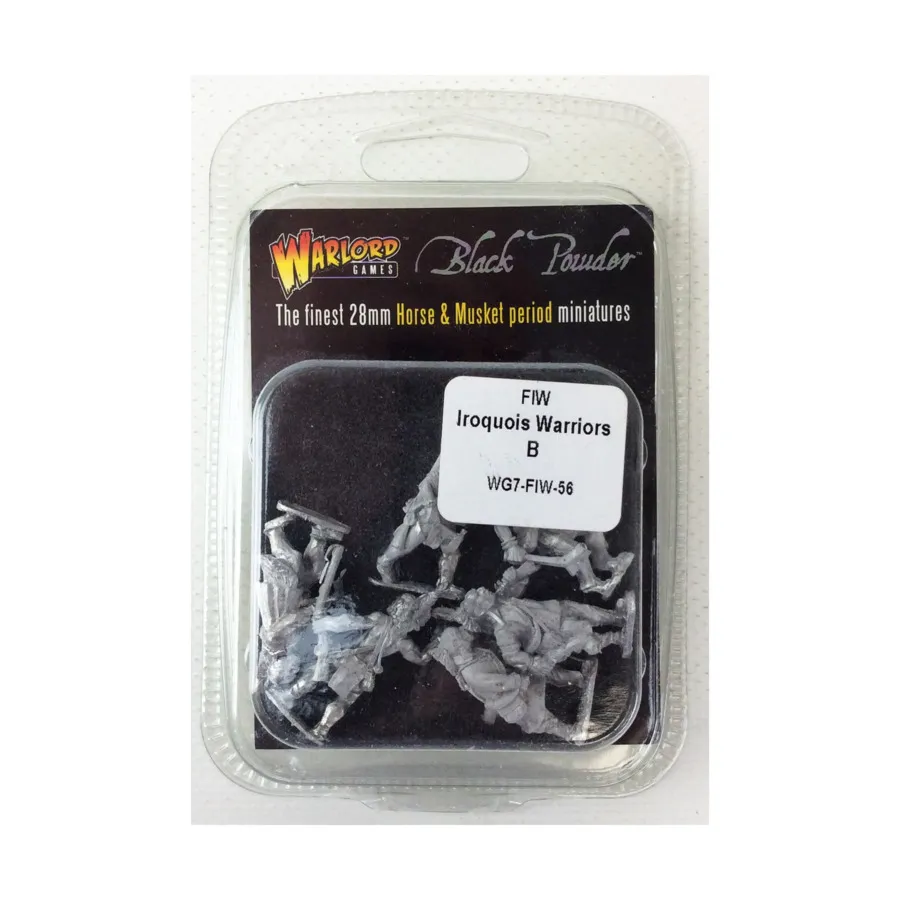 

Ирокезы Уорриорз Б, Black Powder - French Indian War 1754-1763 (28mm)