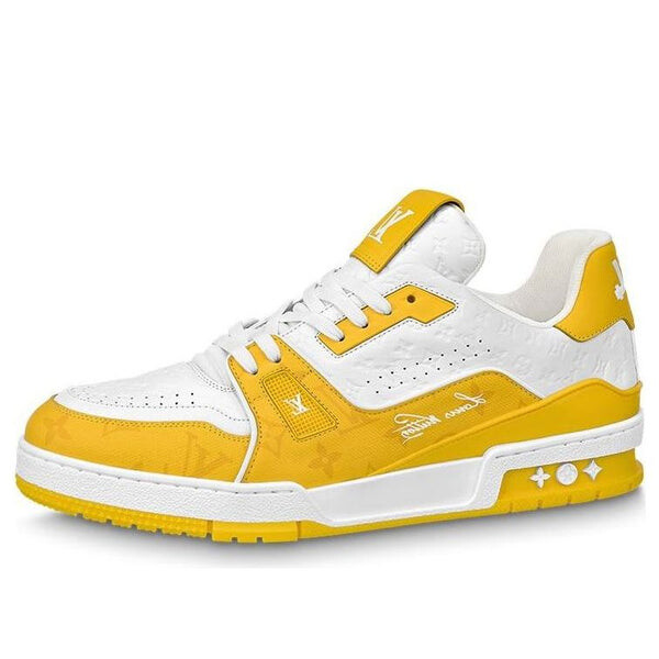 

Кроссовки lv trainers 'white yellow' Louis Vuitton, белый