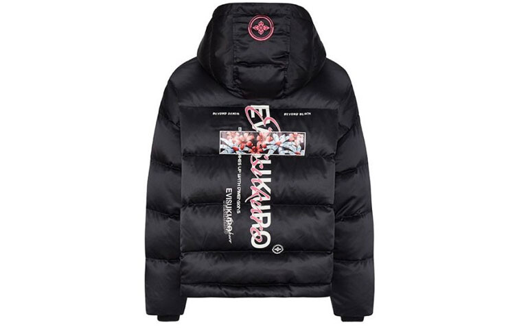 

Пуховик женский черный Evisu