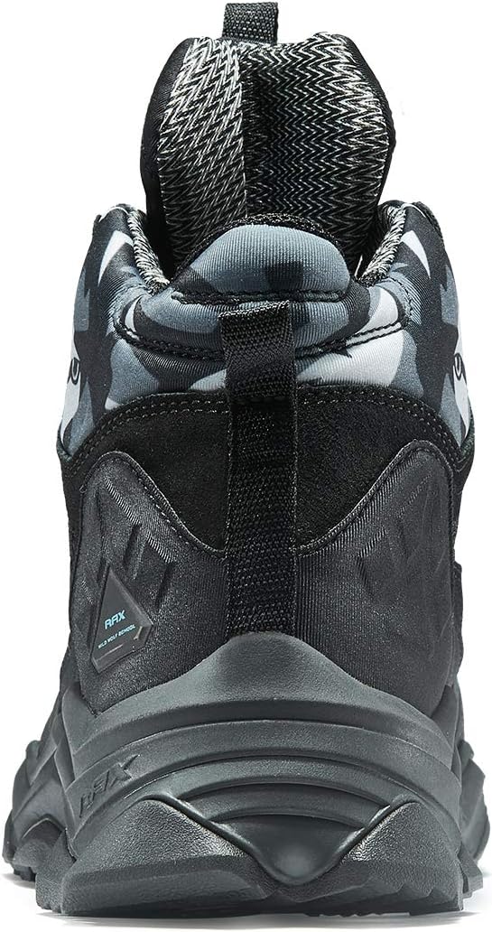 Мужские облегченные водонепроницаемые походные ботинки RAX Wild Wolf Mid Venture, черный — фото 2