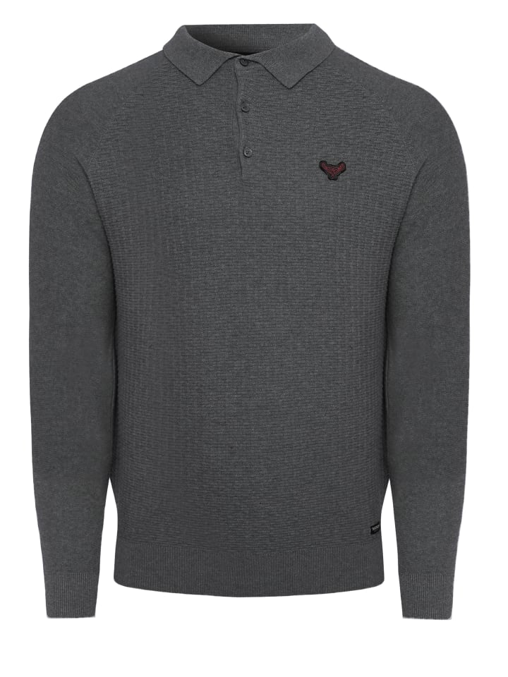 

Лонгслив Threadbare, цвет mid grey marl