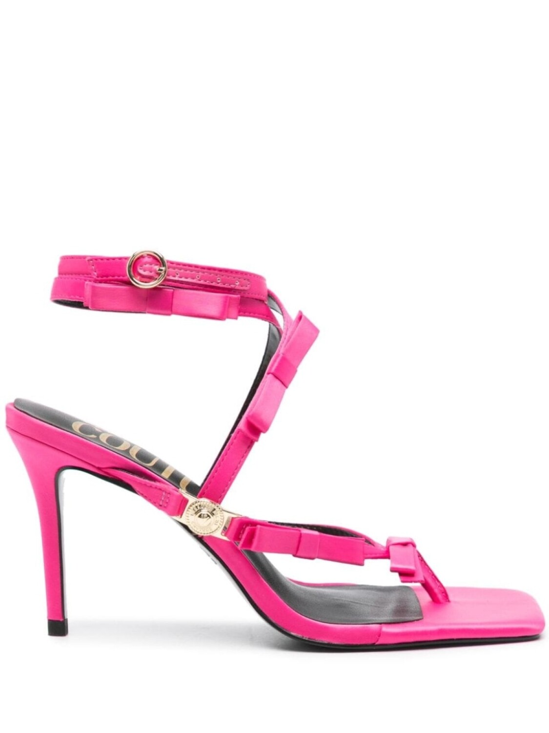 

Versace Jeans Couture босоножки с бантом, розовый
