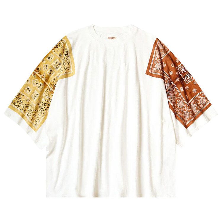 

Футболка Kapital Jersey Bandanna Huge T-Shirt (Cookie), Light Brown