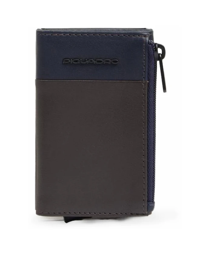 

Выдвижной кошелек с отделением для денег Piquadro, коричневый
