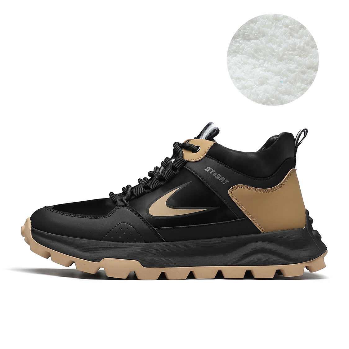 

Кроссовки мужские Lifestyle Shoes Men High-Top St&Sat, черный