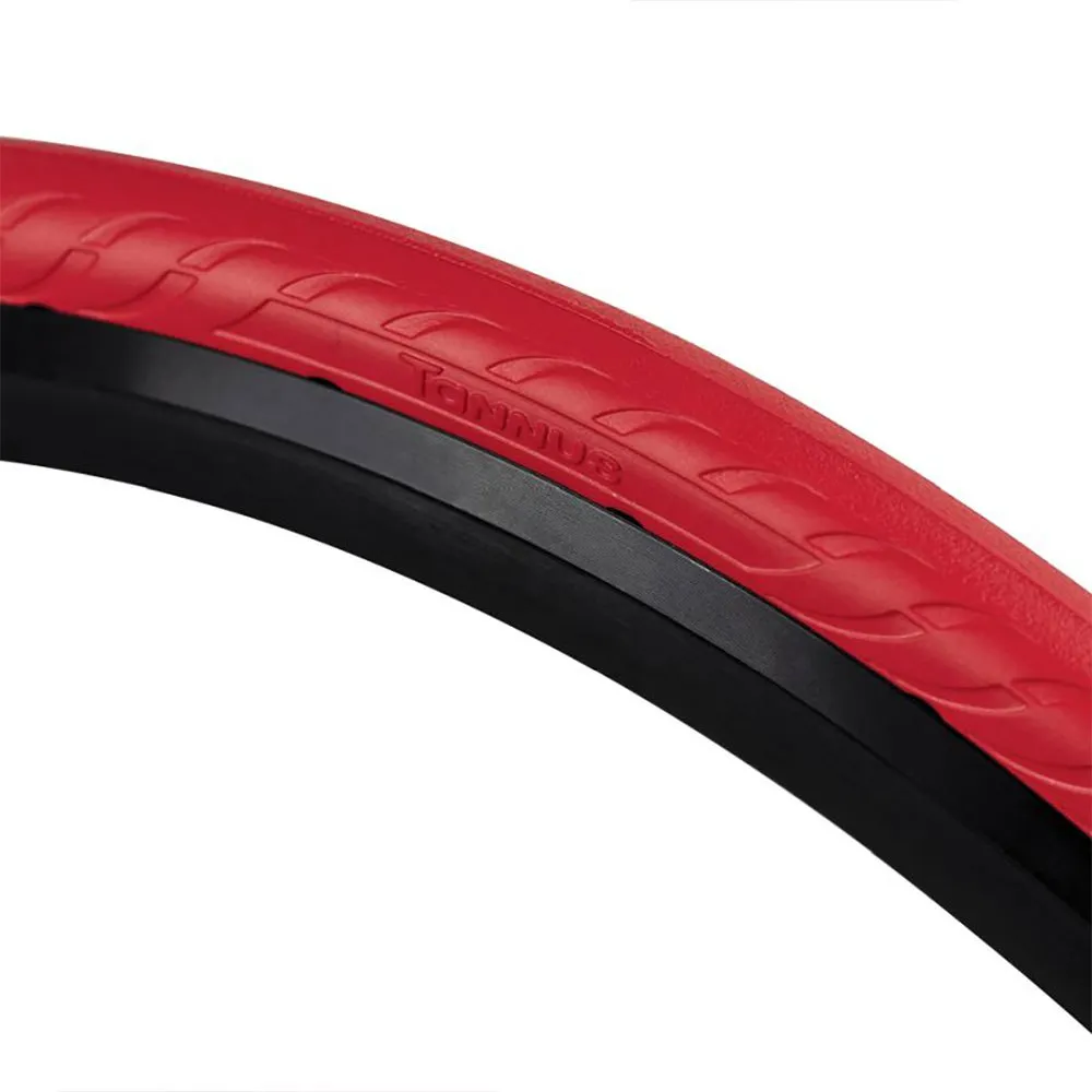 

Жесткая городская шина Tannus New Slick Hard Tubeless 700C x 25, красный