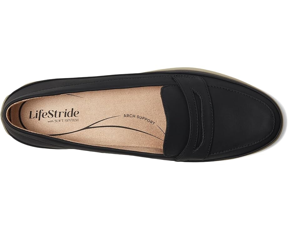 Лоферы LifeStride Malta Loafer/Moc, черный — фото 2