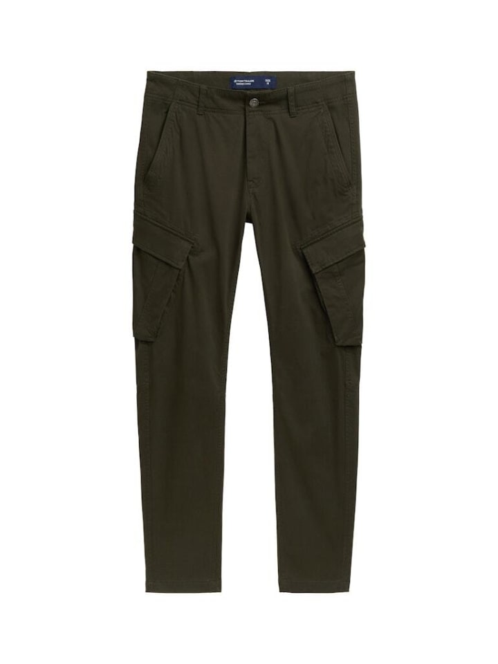 

Тканевые брюки Tom Tailor Hose, цвет dark rosin green