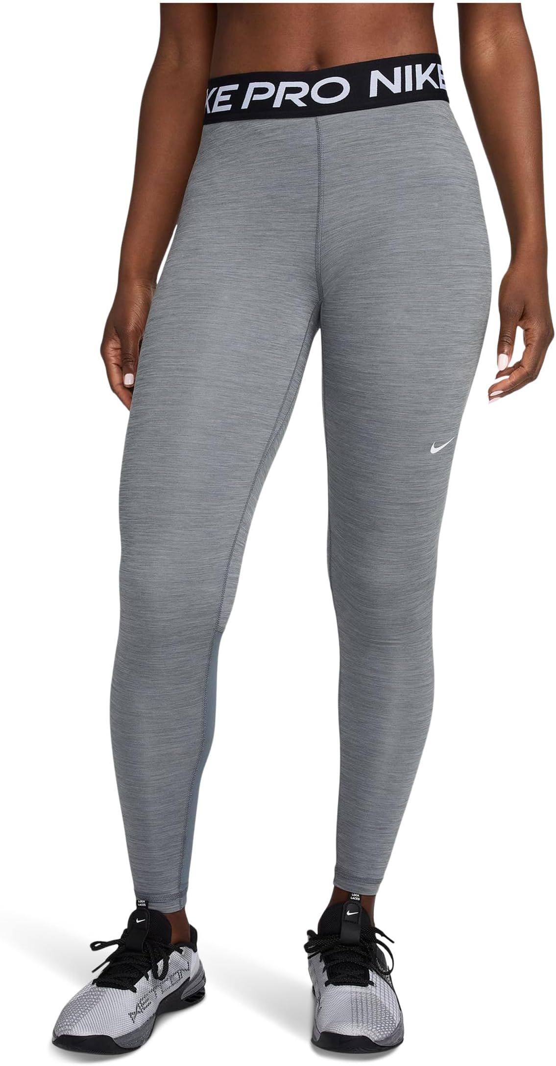 

Брюки Nike Pro Tights, цвет Smoke Grey/Heather/Black/White