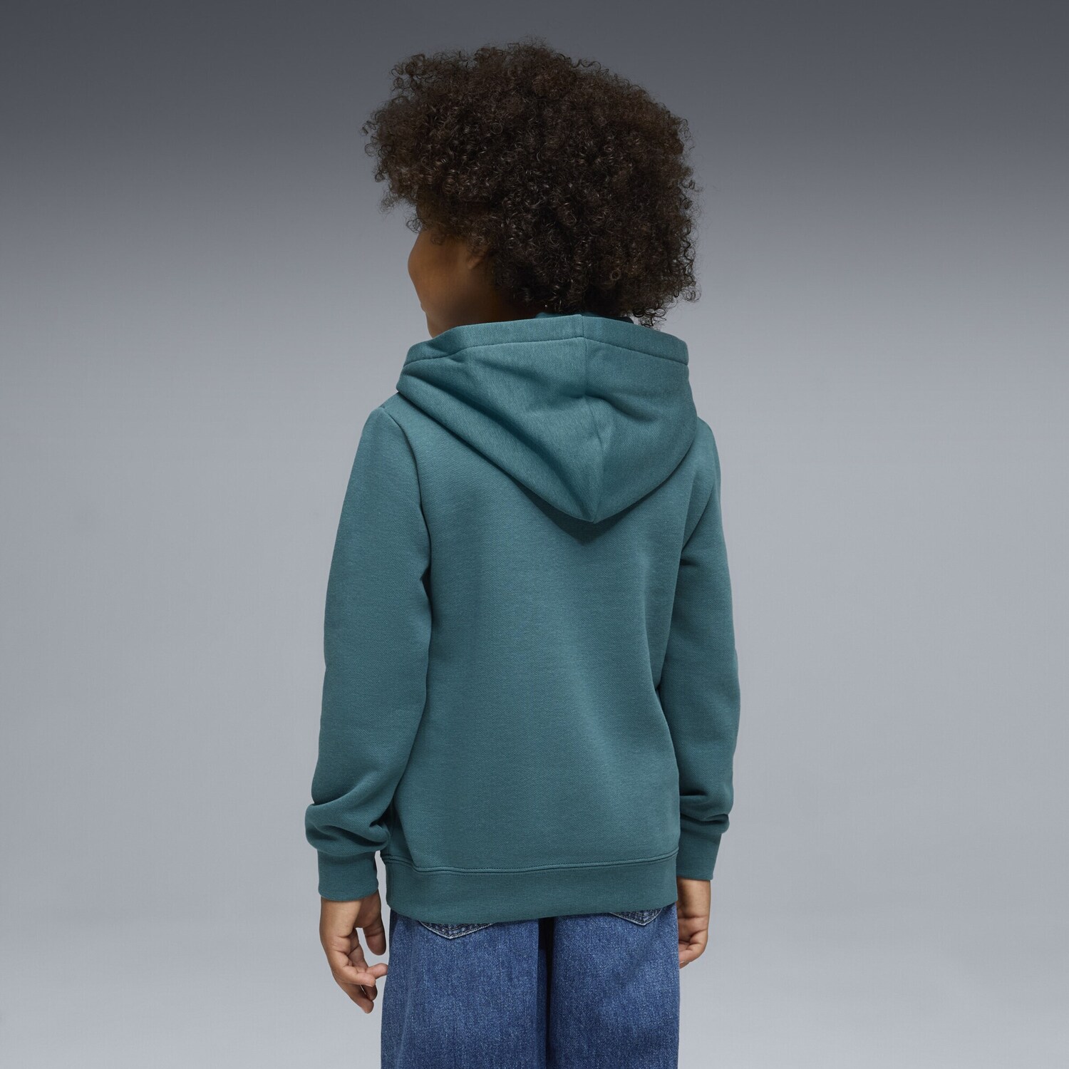 PUMA Толстовка 'Ess No. 1' в цвете Petrol — фото 4