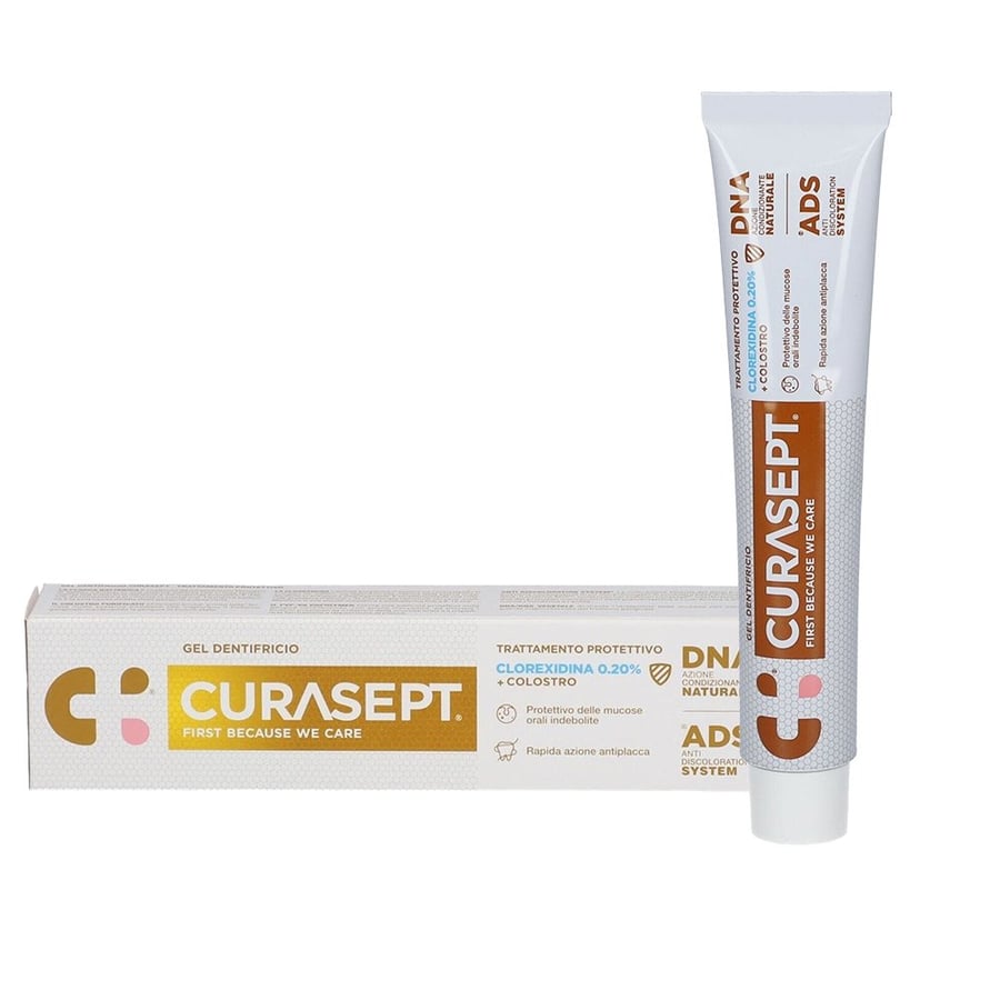 

Зубной гель Curasept ADS DNA colostorum с хлоргексидином 0,20% 75 мл Inna marka