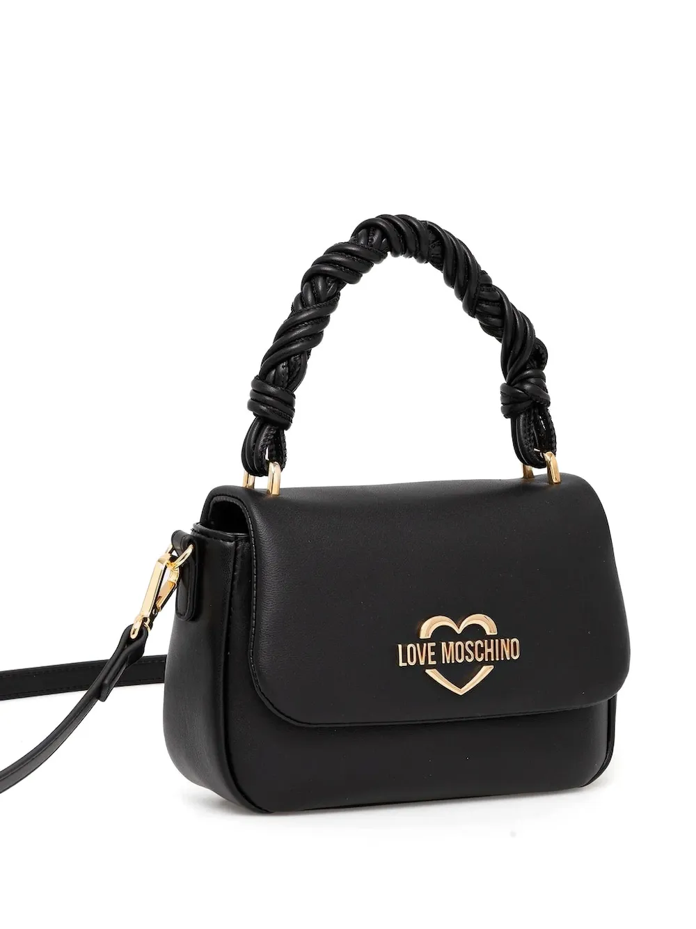 

Мини-сумка через плечо с логотипом Love Moschino, черный
