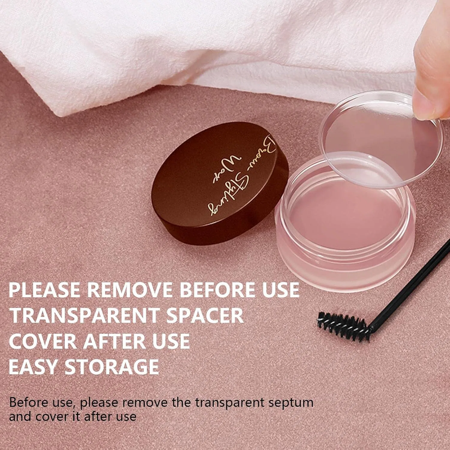 Мыло для бровей Beroza, прозрачное, 1 шт — фото 4
