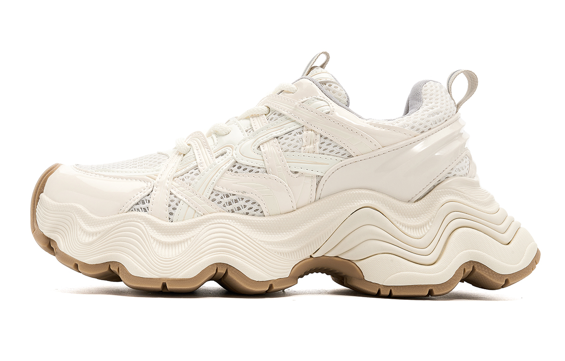 

EBLAN Низкие массивные кроссовки унисекс бежевые, цвет Beige
