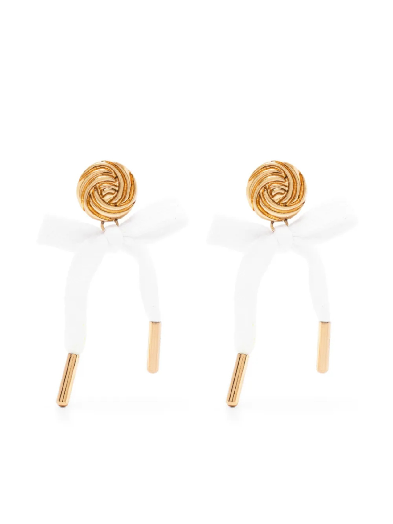 

Moschino серьги с бантами, золотой