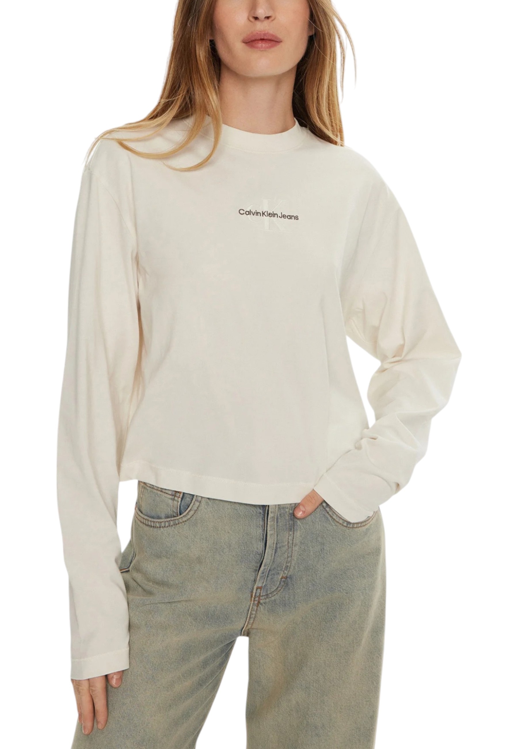 

Свитер Calvin Klein Jeans, бежевый