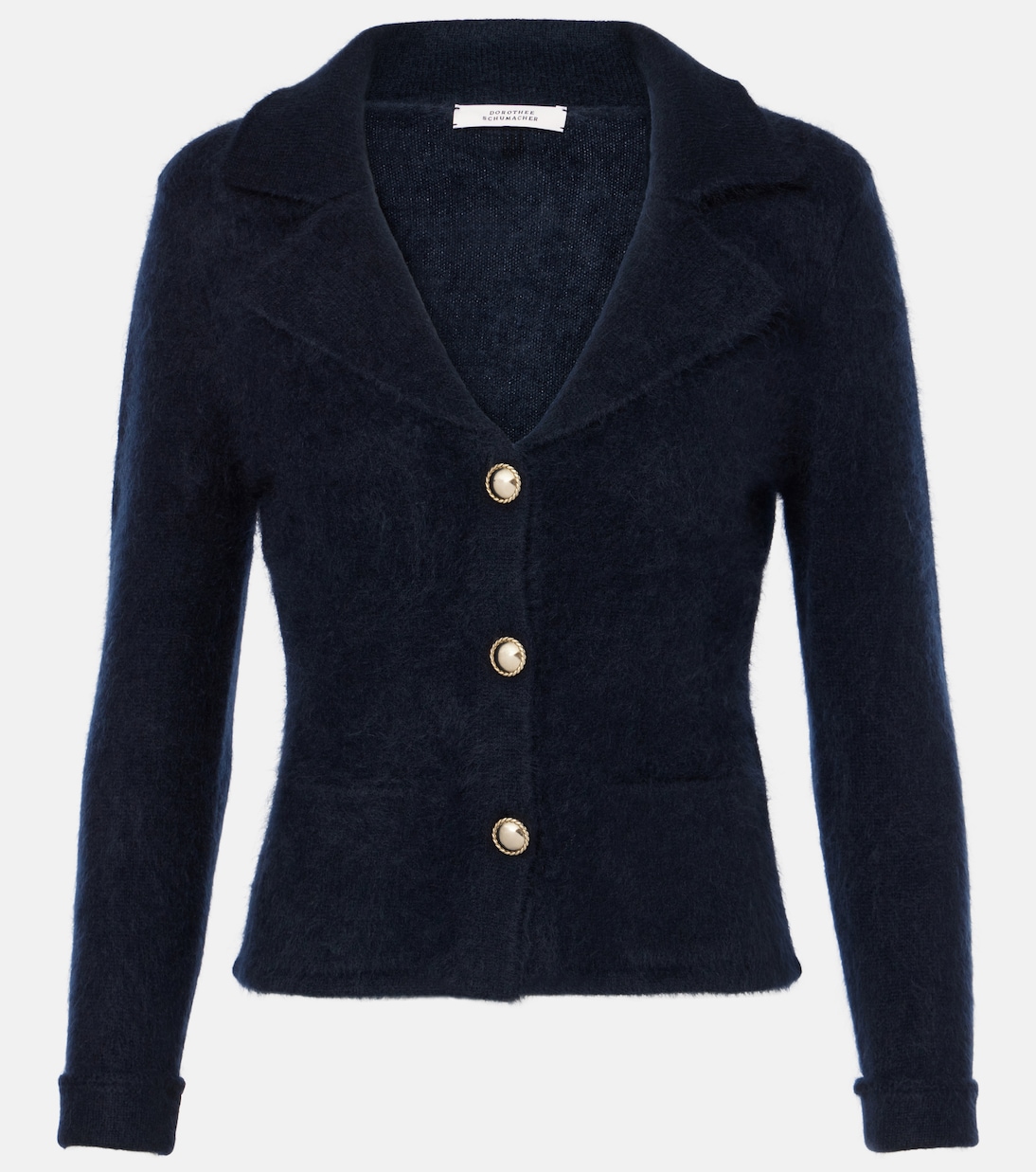 

Кардиган Fluffy Statements из шерсти и кашемира Dorothee Schumacher, True Navy
