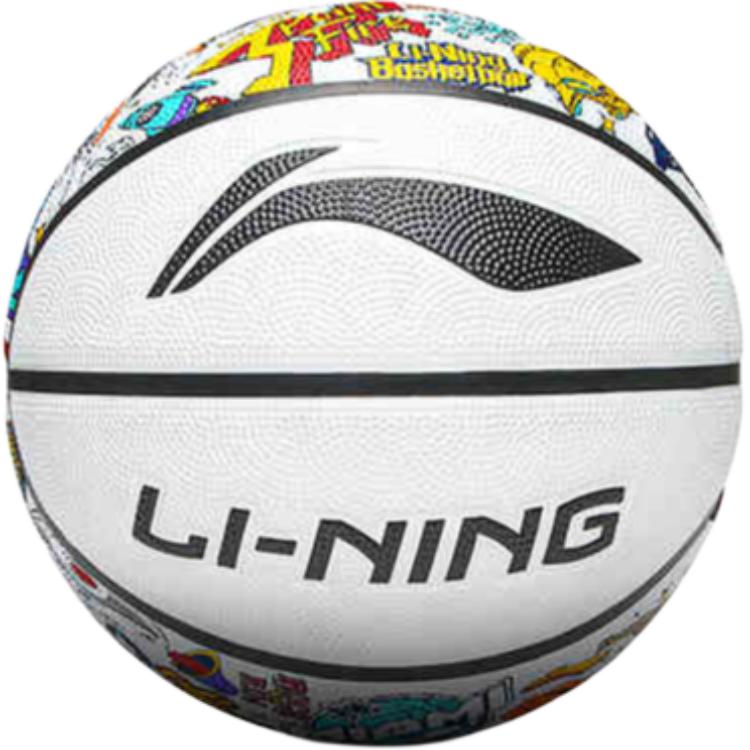 

Мяч баскетбольный резиновый белый размер 5 тренировочный детский LiNing