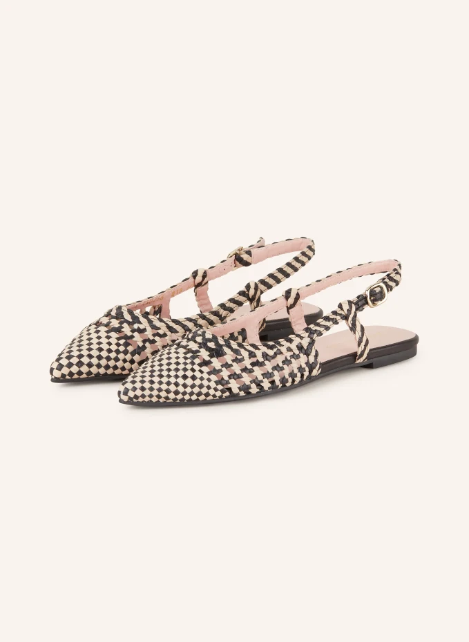 

Балетки с пяткой на пятке Pretty Ballerinas, черный