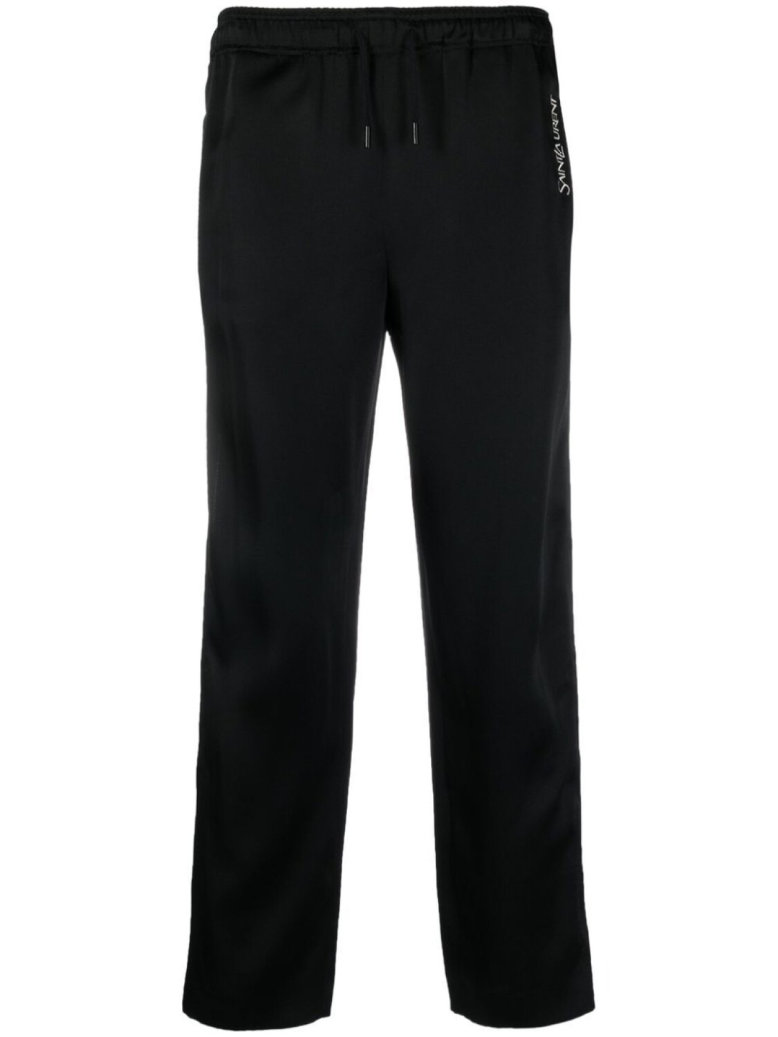 

Saint Laurent спортивные брюки с вышитым логотипом, черный