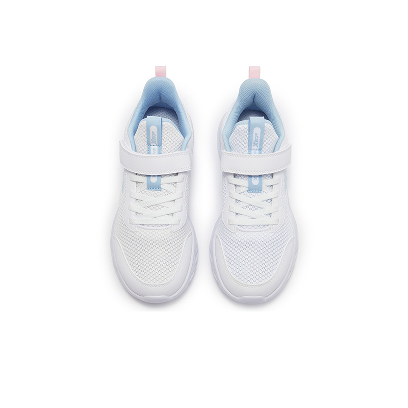 Нескользящие поддерживающие низкие детские беговые кроссовки new white northern lights blue kids XTEP, New белый Northern Lights синий — фото 4