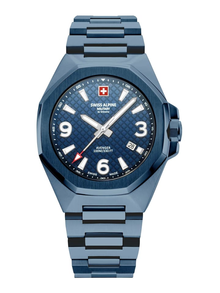 

Swiss Alpine Military by Grovana Мужские аналоговые часы синего цвета