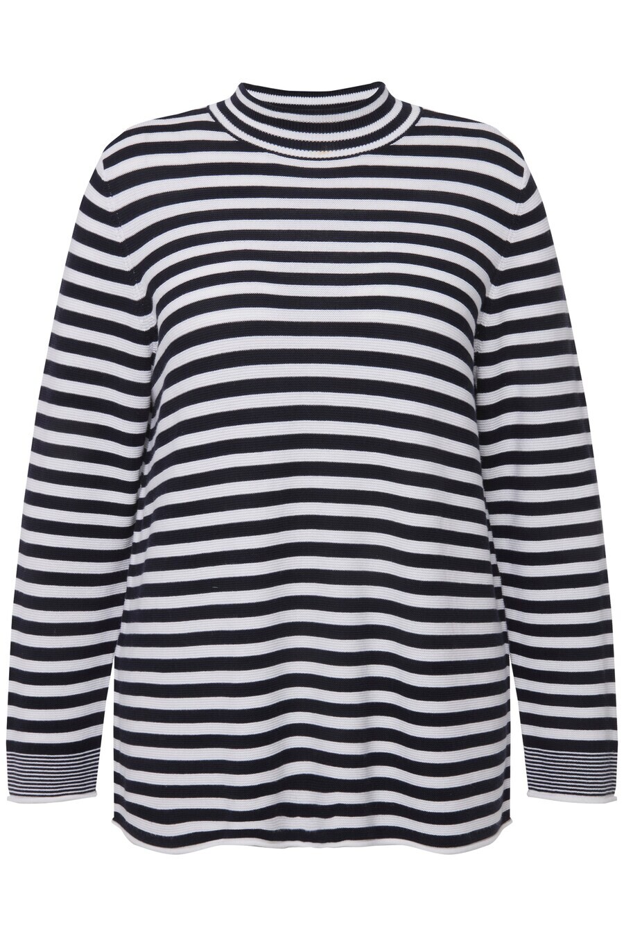 

Тонкий вязаный свитер Ulla Popken Sweater, цвет marine blue/white
