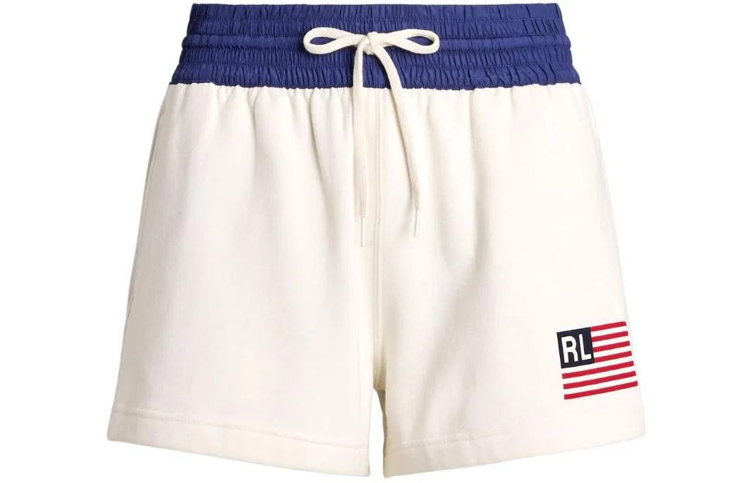 Шорты с логотипом Polo Ralph Lauren, White