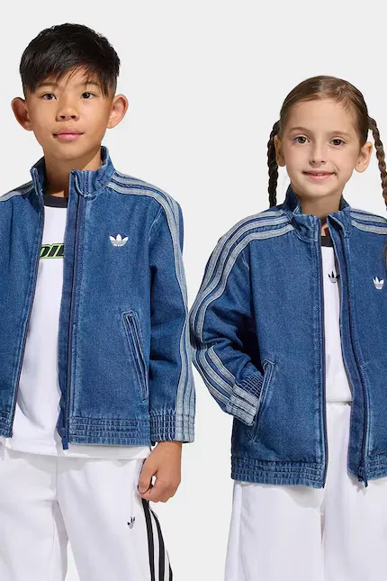 Куртка джинсовая детская Adidas Originals, синий