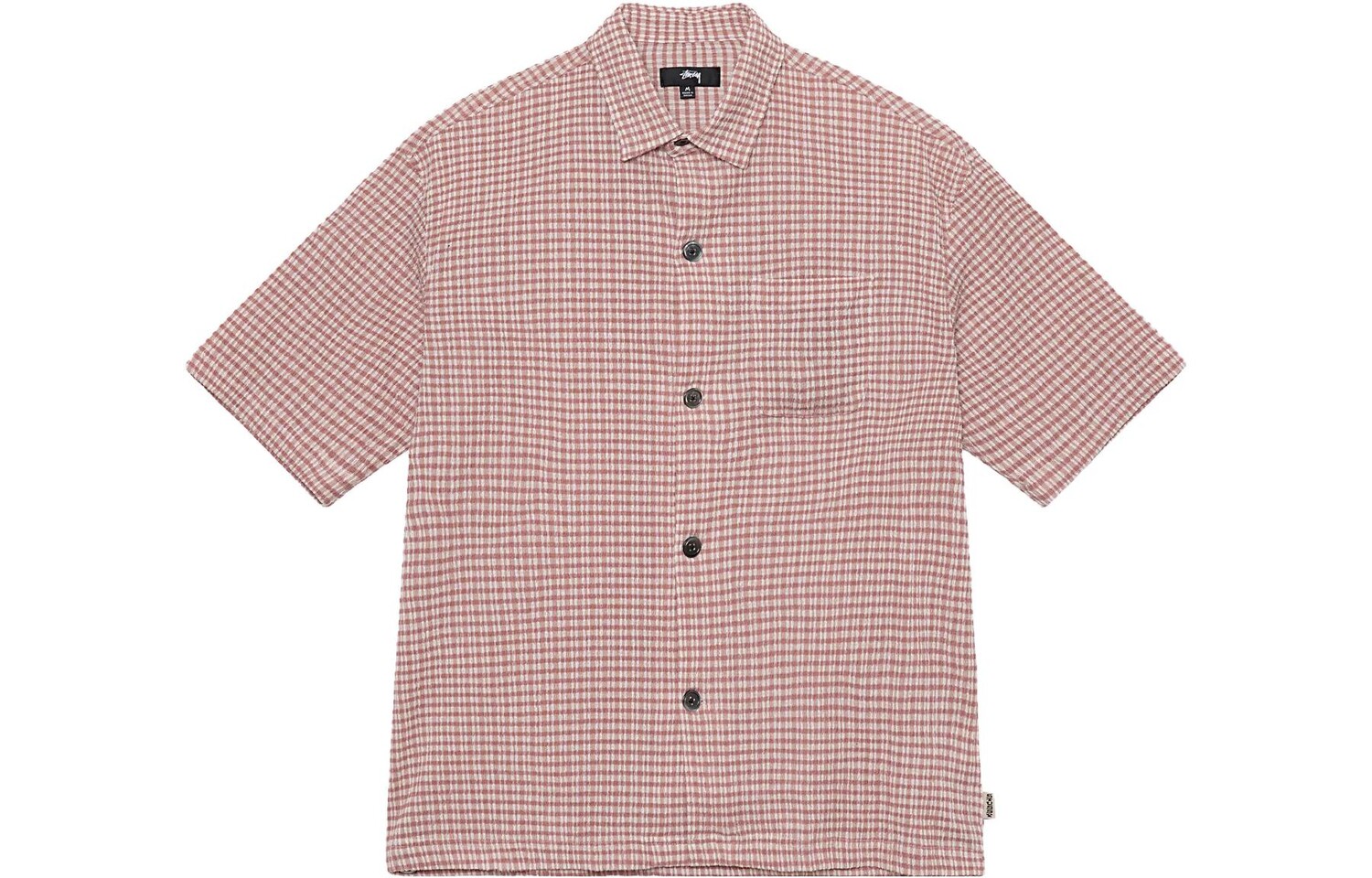 

Рубашка с короткими рукавами Stüssy Seersucker Stussy, зеленый