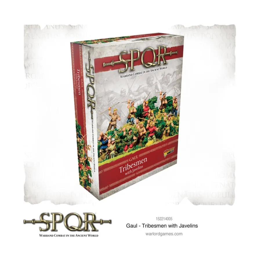 

Галлия – Племенники с дротиками, SPQR - Gaul (28mm) (Warlord Games)
