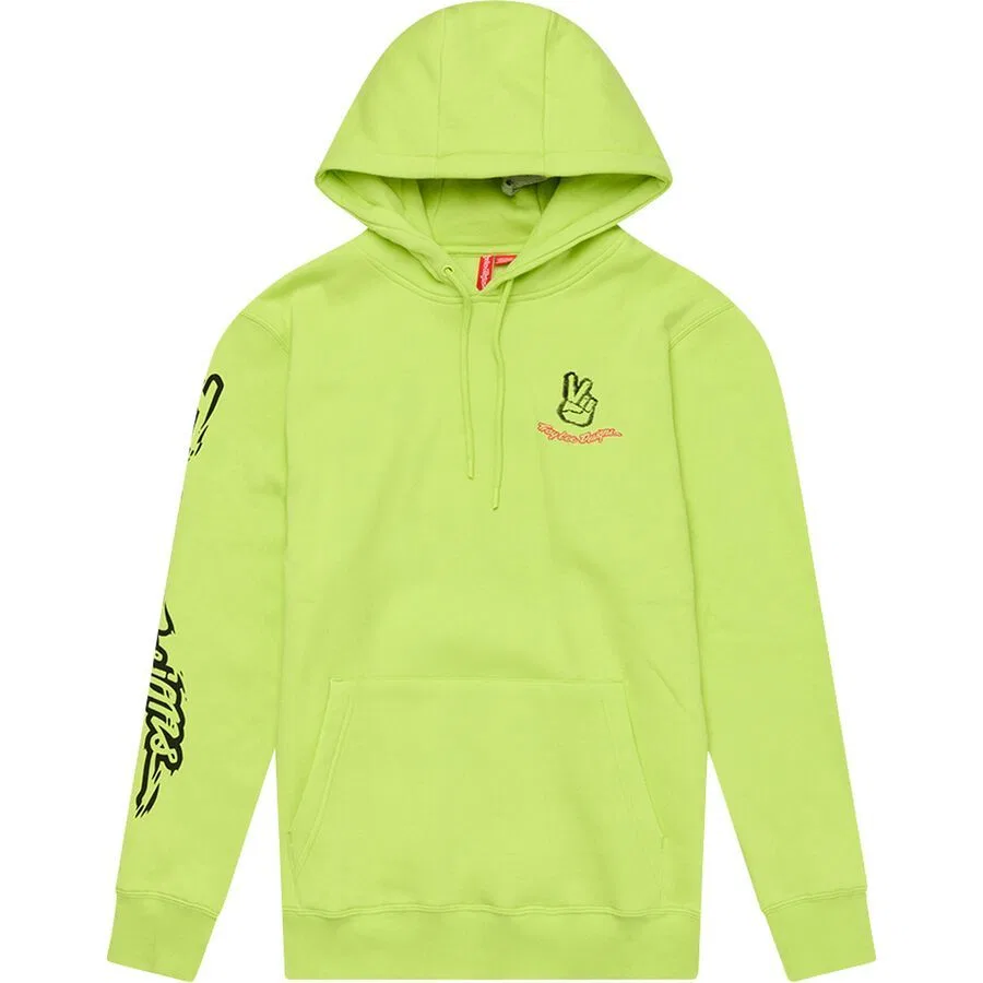 Толстовка Youth peace out Troy Lee Designs, Glo Yellow