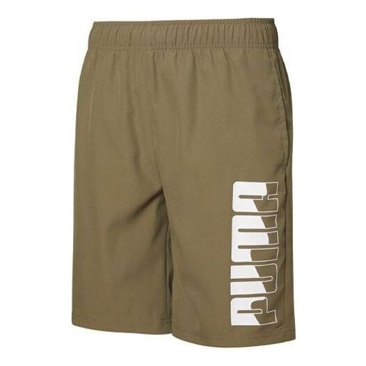 

Шорты logo woven shorts 'brown' Puma, коричневый