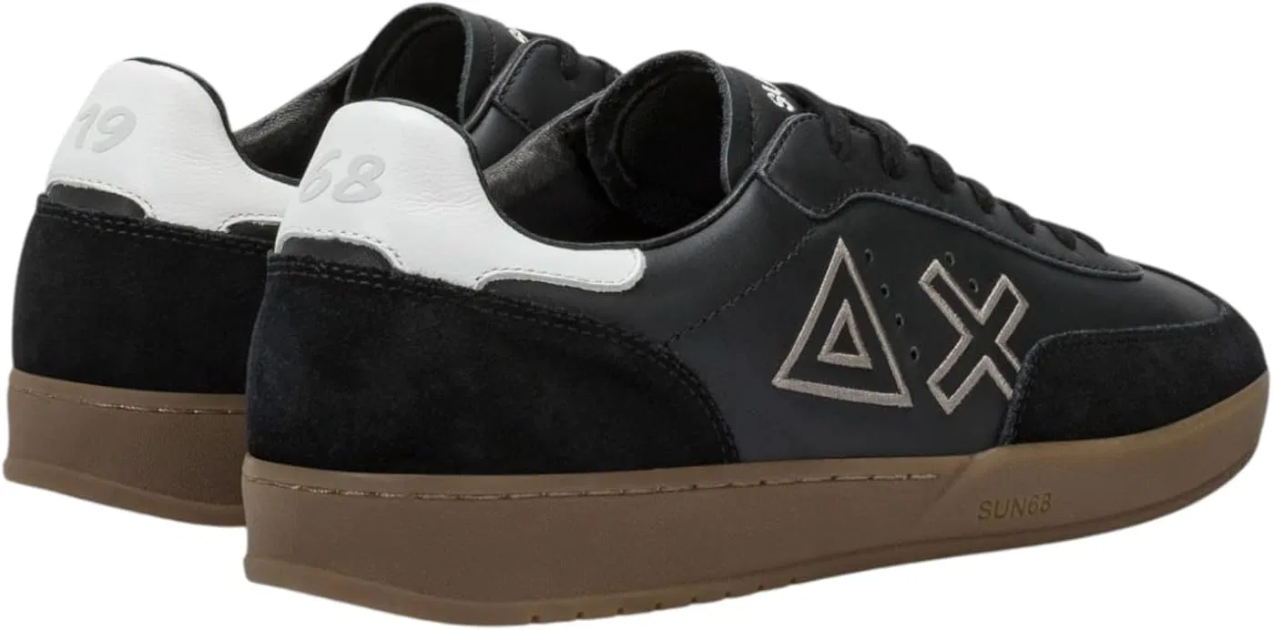 Кроссовки SUN68 Art Z45141 Men's Shoes, Black — фото 4