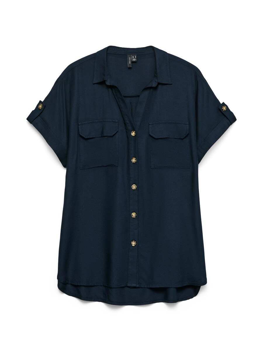 

Блуза VERO MODA VMBUMPY, темно-синий