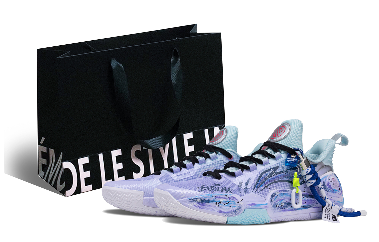 

LINING Скоростные баскетбольные кроссовки Speed 9 с амортизацией, противоскользящие, устойчивые к истиранию, низкие, мужские, синие фиолетовые